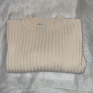 Cream Mockneck Sweater Polo Jeans Co by Ralph Lauren  (Size Petite Medium)